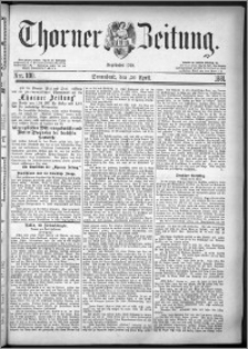 Thorner Zeitung 1881, Nro. 100