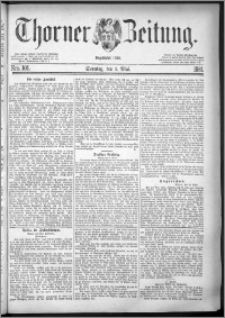 Thorner Zeitung 1881, Nro. 101 + Beilage