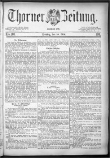 Thorner Zeitung 1881, Nro. 108