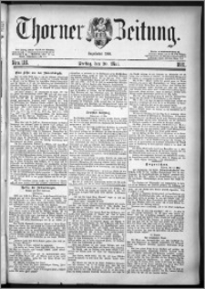 Thorner Zeitung 1881, Nro. 116