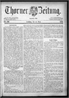 Thorner Zeitung 1881, Nro. 118 + Beilage