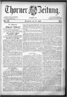Thorner Zeitung 1881, Nro. 145 + Beilagenwerbung