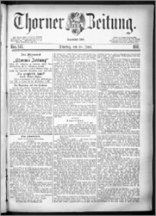 Thorner Zeitung 1881, Nro. 147 + Beilagenwerbung