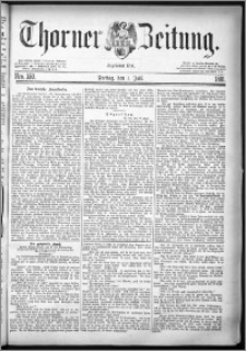 Thorner Zeitung 1881, Nro. 150 + Beilagenwerbung