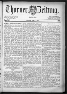 Thorner Zeitung 1881, Nro. 152 + Beilage