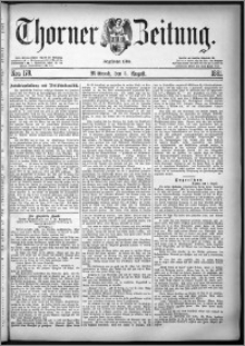 Thorner Zeitung 1881, Nro. 178
