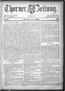 Thorner Zeitung 1881, Nro. 191