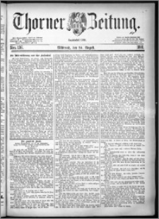 Thorner Zeitung 1881, Nro. 196