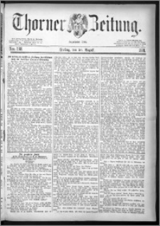Thorner Zeitung 1881, Nro. 198