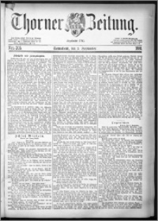 Thorner Zeitung 1881, Nro. 205