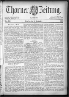 Thorner Zeitung 1881, Nro. 207