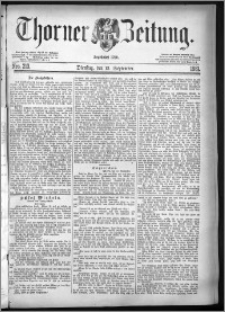 Thorner Zeitung 1881, Nro. 213