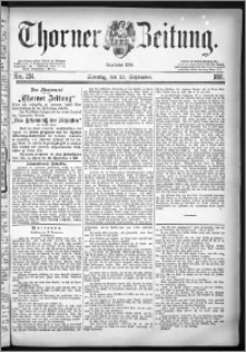 Thorner Zeitung 1881, Nro. 224 + Beilage