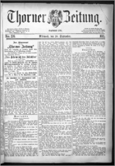 Thorner Zeitung 1881, Nro. 226