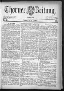 Thorner Zeitung 1881, Nro. 231 + Extra-Beilage