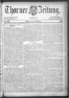 Thorner Zeitung 1881, Nro. 240 + Beilagenwerbung