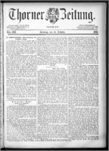Thorner Zeitung 1881, Nro. 242 + Beilage, Beilagenwerbung