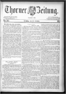 Thorner Zeitung 1881, Nro. 243