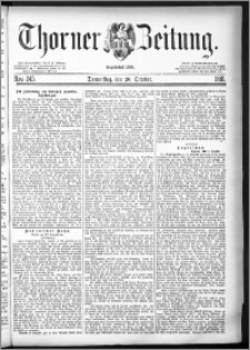 Thorner Zeitung 1881, Nro. 245