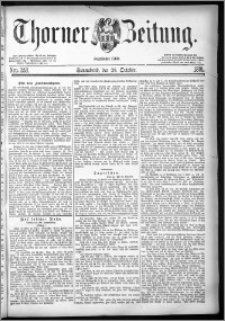 Thorner Zeitung 1881, Nro. 253 + Beilagenwerbung