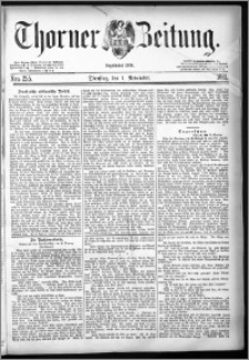 Thorner Zeitung 1881, Nro. 255