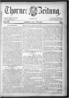 Thorner Zeitung 1881, Nro. 259