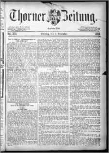 Thorner Zeitung 1881, Nro. 260 + Beilage