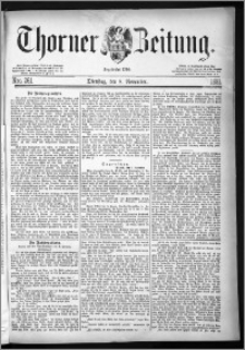 Thorner Zeitung 1881, Nro. 261
