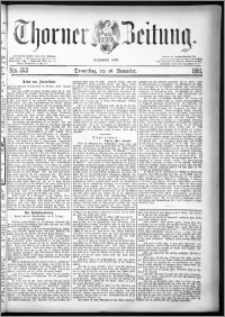 Thorner Zeitung 1881, Nro. 263