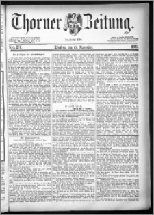 Thorner Zeitung 1881, Nro. 267