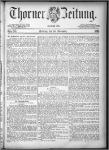 Thorner Zeitung 1881, Nro. 272 + Beilage