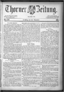 Thorner Zeitung 1881, Nro. 273