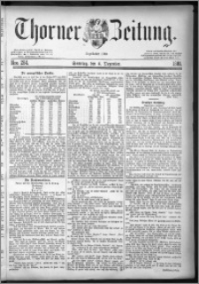 Thorner Zeitung 1881, Nro. 284 + Beilage, Beilagenwerbung