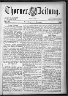 Thorner Zeitung 1881, Nro. 287