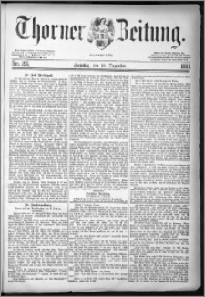 Thorner Zeitung 1881, Nro. 296 + Beilage
