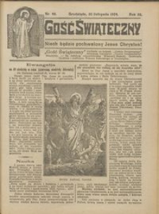 Gość Świąteczny 1924.11.30 R. XXVIII nr 48