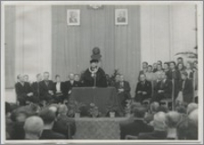 Inauguracja roku akademickiego 1951/1952 na Uniwersytecie Mikołaja Kopernika w Toruniu