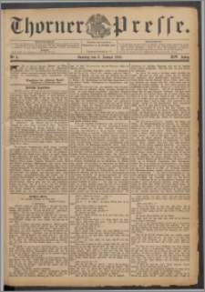 Thorner Presse 1896, Jg. XIV, Nro. 4 + Beilage