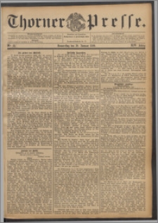 Thorner Presse 1896, Jg. XIV, Nro. 25 + Beilagenwerbung