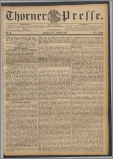 Thorner Presse 1896, Jg. XIV, Nro. 28 + Beilage