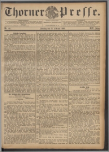 Thorner Presse 1896, Jg. XIV, Nro. 40 + Beilage