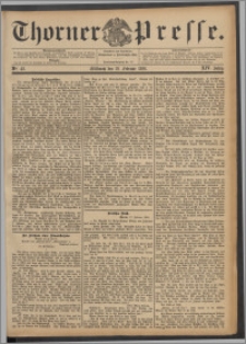 Thorner Presse 1896, Jg. XIV, Nro. 42 + Beilage