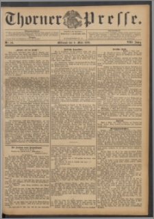 Thorner Presse 1896, Jg. XIV, Nro. 54 + Beilage