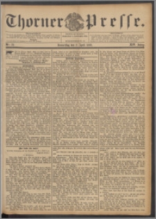 Thorner Presse 1896, Jg. XIV, Nro. 79 + Beilage