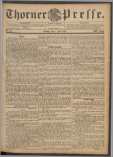 Thorner Presse 1896, Jg. XIV, Nro. 81 + 1. Beilage, 2. Beilage