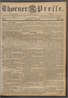 Thorner Presse 1896, Jg. XIV, Nro. 85