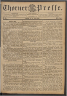 Thorner Presse 1896, Jg. XIV, Nro. 87 + Beilage