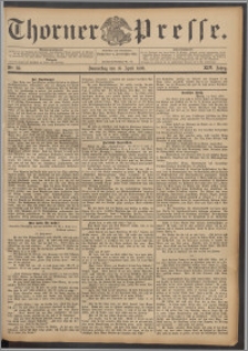 Thorner Presse 1896, Jg. XIV, Nro. 89 + Beilage