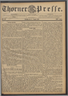 Thorner Presse 1896, Jg. XIV, Nro. 187 + Beilage, Extrablatt
