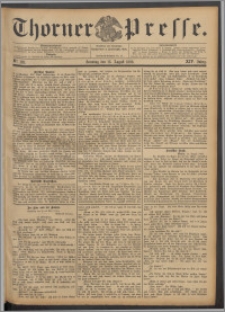 Thorner Presse 1896, Jg. XIV, Nro. 192 + Beilage